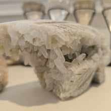 Load image into Gallery viewer, Quartz Cluster Stone Chief Skull