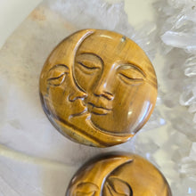 Load image into Gallery viewer, Tiger's Eye Moon Faces