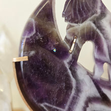 Load image into Gallery viewer, Chevron Amethyst Moon Howling Wolf