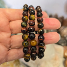 Load image into Gallery viewer, Rainbow Tiger's Eye Bracelet