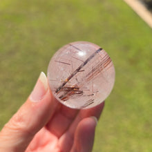Load image into Gallery viewer, Rutile Quartz Sphere - Copper
