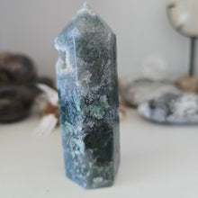 Load image into Gallery viewer, Moss Agate Tower