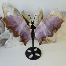 Load image into Gallery viewer, Amethyst Crazy Lace Agate Butterfly Wings