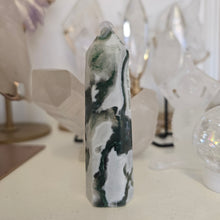 Load image into Gallery viewer, Moss Agate Tower