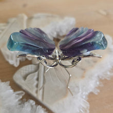 Load image into Gallery viewer, Rainbow Fluorite Butterfly