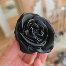 Load image into Gallery viewer, Black Obsidian Rose - Spinning Stand