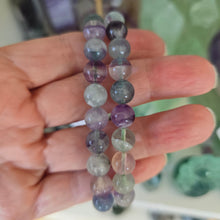 Load image into Gallery viewer, Feather Fluorite Bracelet