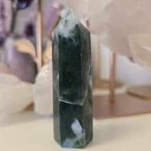 Load image into Gallery viewer, Moss Agate Tower