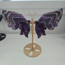 Load image into Gallery viewer, Chevron Amethyst Wings
