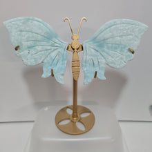 Load image into Gallery viewer, Blue Aragonite Butterfly Wings