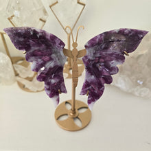 Load image into Gallery viewer, Lepidolite with Mica Butterfly Wings