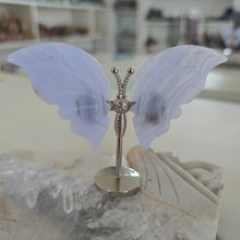 Load image into Gallery viewer, Blue Lace Agate Butterfly Wings