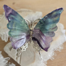 Load image into Gallery viewer, Rainbow Fluorite Butterfly