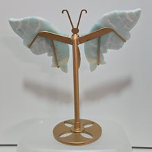Load image into Gallery viewer, Blue Aragonite Butterfly Wings