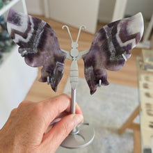 Load image into Gallery viewer, Chevron Amethyst Wings