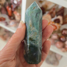Load image into Gallery viewer, Moss Agate Tower