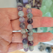 Load image into Gallery viewer, Feather Fluorite Bracelet