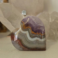 Load image into Gallery viewer, Amethyst Crazy Lace Heart