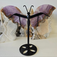 Load image into Gallery viewer, Amethyst Crazy Lace Agate Butterfly Wings
