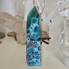 Load image into Gallery viewer, Malachite Chrysocolla Freeform Tower