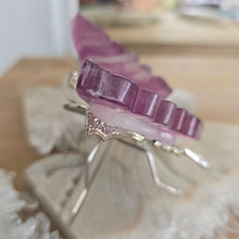 Load image into Gallery viewer, Magenta Fluorite Butterfly