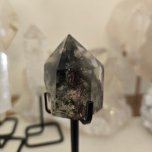 Load image into Gallery viewer, Garden Quartz Points on Stand