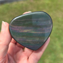 Load image into Gallery viewer, Rainbow Obsidian Heart