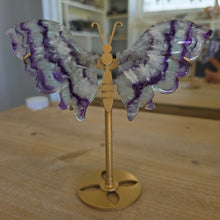 Load image into Gallery viewer, Feather Fluorite Butterfly Wings