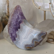 Load image into Gallery viewer, Amethyst Crazy Lace Moon