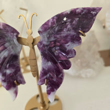 Load image into Gallery viewer, Lepidolite with Mica Butterfly Wings