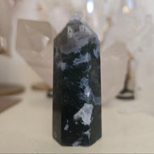 Load image into Gallery viewer, Moss Agate Tower