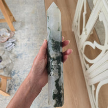 Load image into Gallery viewer, Moss Agate Tower