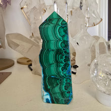 Load image into Gallery viewer, Malachite Chrysocolla Freeform Tower
