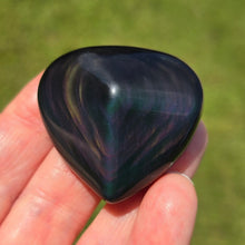 Load image into Gallery viewer, Rainbow Obsidian Heart