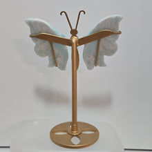 Load image into Gallery viewer, Blue Aragonite Butterfly Wings