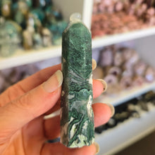 Load image into Gallery viewer, Moss Agate Tower
