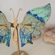 Load image into Gallery viewer, Azurite Malachite Butterfly Wings