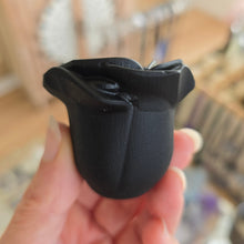 Load image into Gallery viewer, Black Obsidian Rose - Spinning Stand