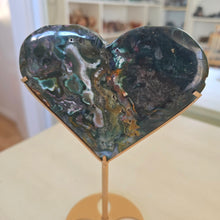 Load image into Gallery viewer, Ocean Jasper Heart