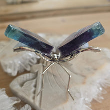Load image into Gallery viewer, Rainbow Fluorite Butterfly
