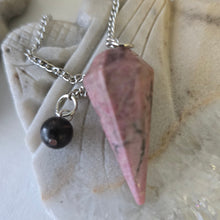 Load image into Gallery viewer, Rhodonite Pendulum