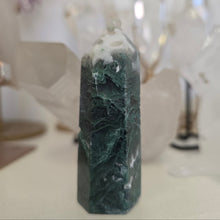 Load image into Gallery viewer, Moss Agate Tower