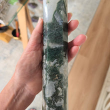 Load image into Gallery viewer, Moss Agate Tower