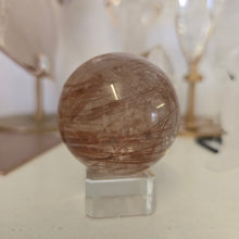 Load image into Gallery viewer, Rutile Quartz Sphere - Copper