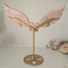 Load image into Gallery viewer, Pink Amethyst Heart Wings