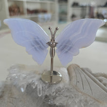 Load image into Gallery viewer, Blue Lace Agate Butterfly Wings