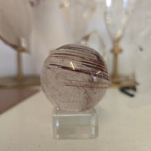 Load image into Gallery viewer, Rutile Quartz Sphere - Copper