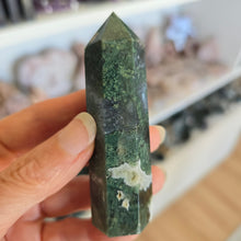 Load image into Gallery viewer, Moss Agate Tower