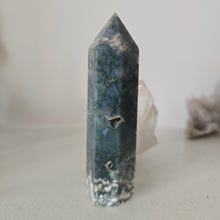 Load image into Gallery viewer, Moss Agate Tower