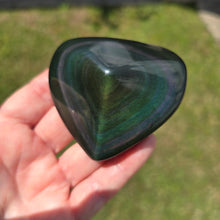 Load image into Gallery viewer, Rainbow Obsidian Heart